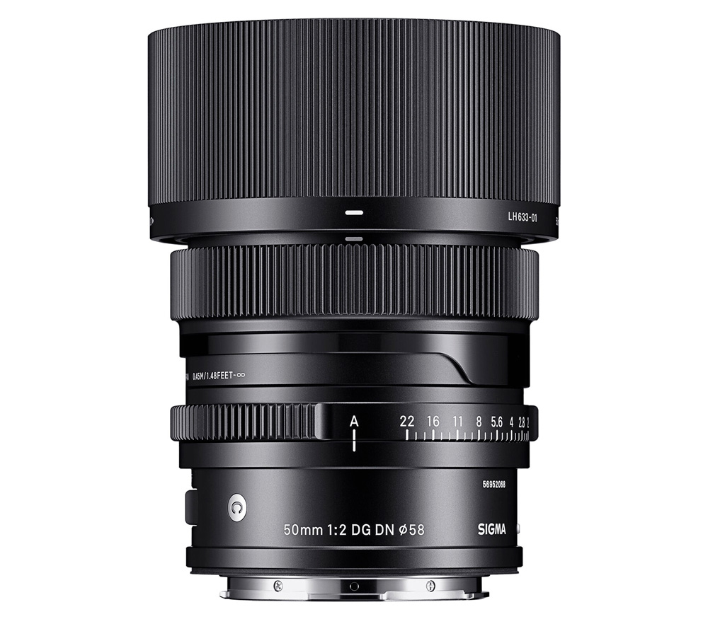 Объектив Sigma 50mm f/2 DG DN Contemporary L-Mount, черный