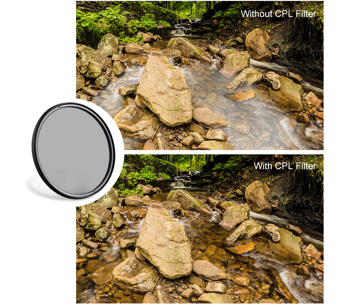 Светофильтр K&F Concept KU12 Classic Series HMC CPL, Blue Coated, 67 мм