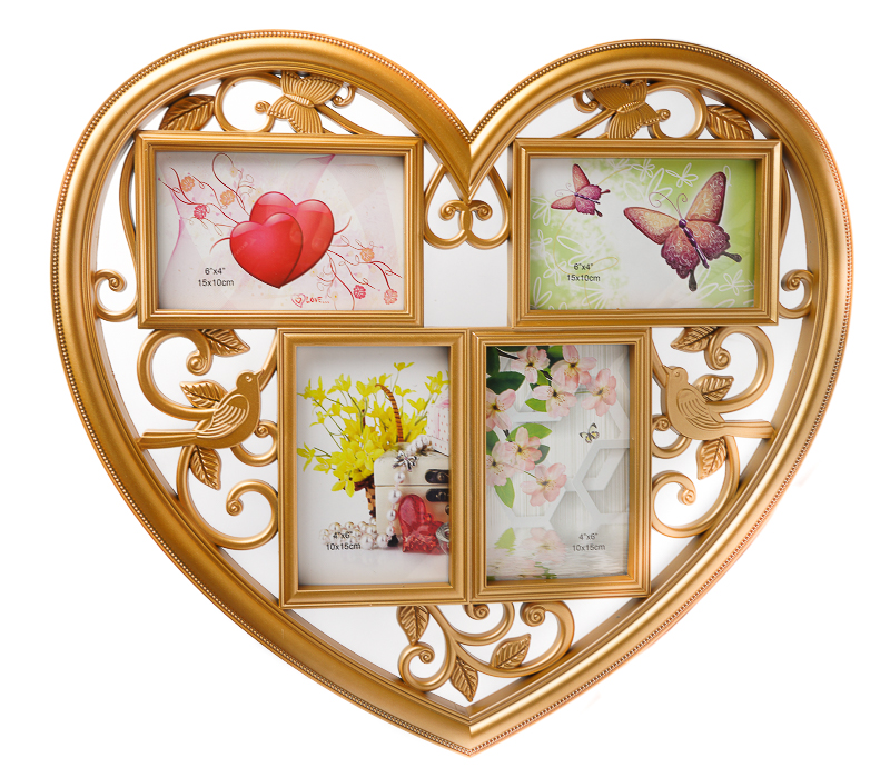 Мультирамка Fotografia 4 фото (4 / 10х15 см) FFC-1044 золотая