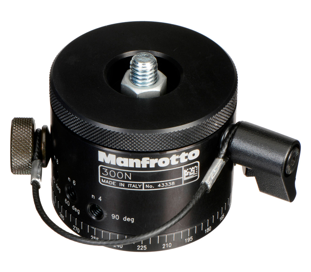 Поворотный блок Manfrotto 300N для панорамной съемки