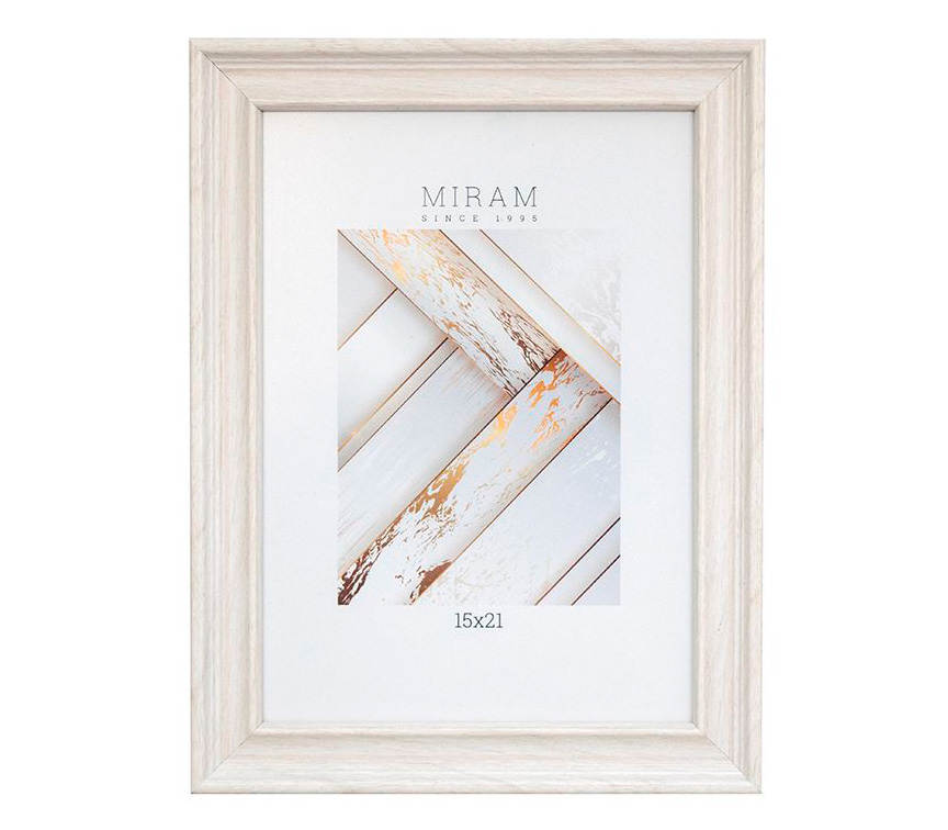 Фоторамка Мирам 15х21 см молочно-бежевая (642461-6)