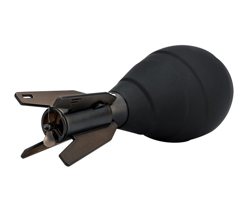 Воздушная груша JJC CL-ABR Black с силиконовым наконечником, черная