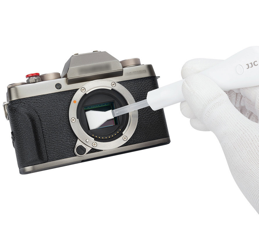 Шваброчки для чистки матриц JJC CL-AS10K2 для APS-C камер, с рукояткой и жидкостью, 10 шт