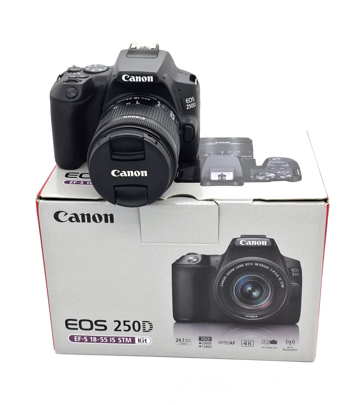 Зеркальный фотоаппарат Canon EOS 250D Kit Black 18-55 IS STM (состояние 5) (б/у)
