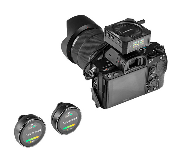 Беспроводная система Saramonic BlinkMe B2, TX+TX+RX, 2.4 ГГц, 3.5 мм TRRS + USB-C (уцененный)