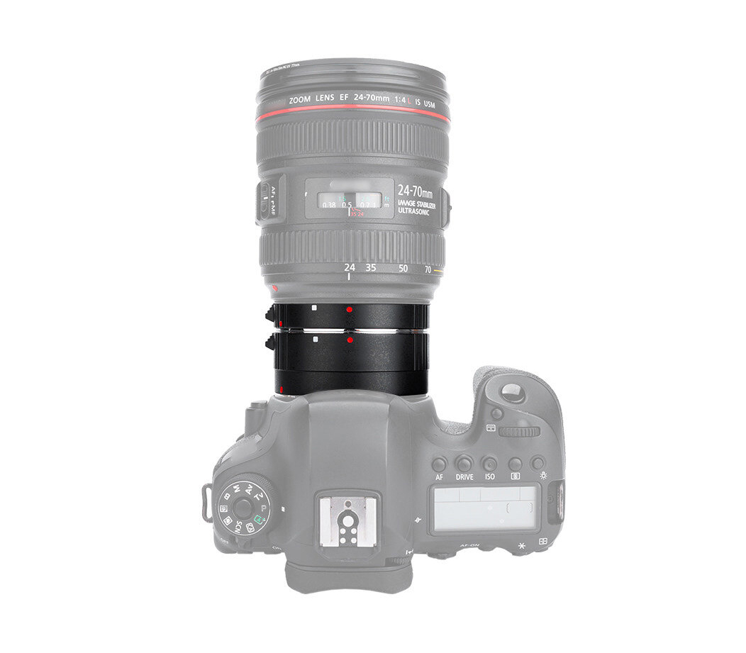 Набор удлинительных колец JJC AET-CS2, 12 мм, 25 мм для Canon EF / EF-S
