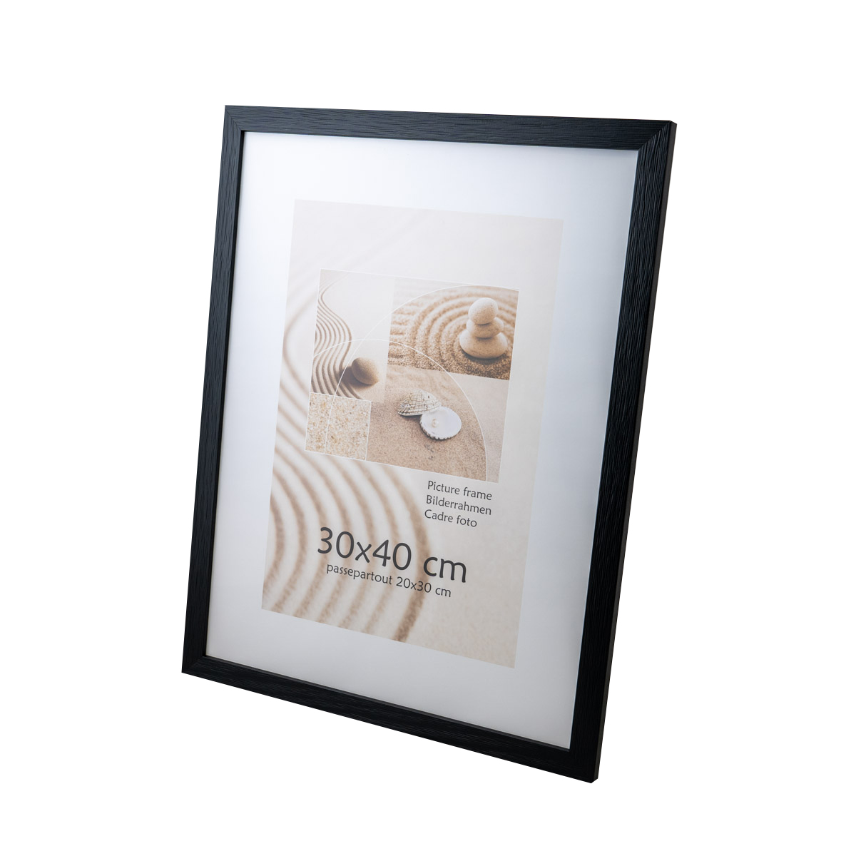Фоторамка INNOVA 323-590, черная, деревянная, 30x40 см