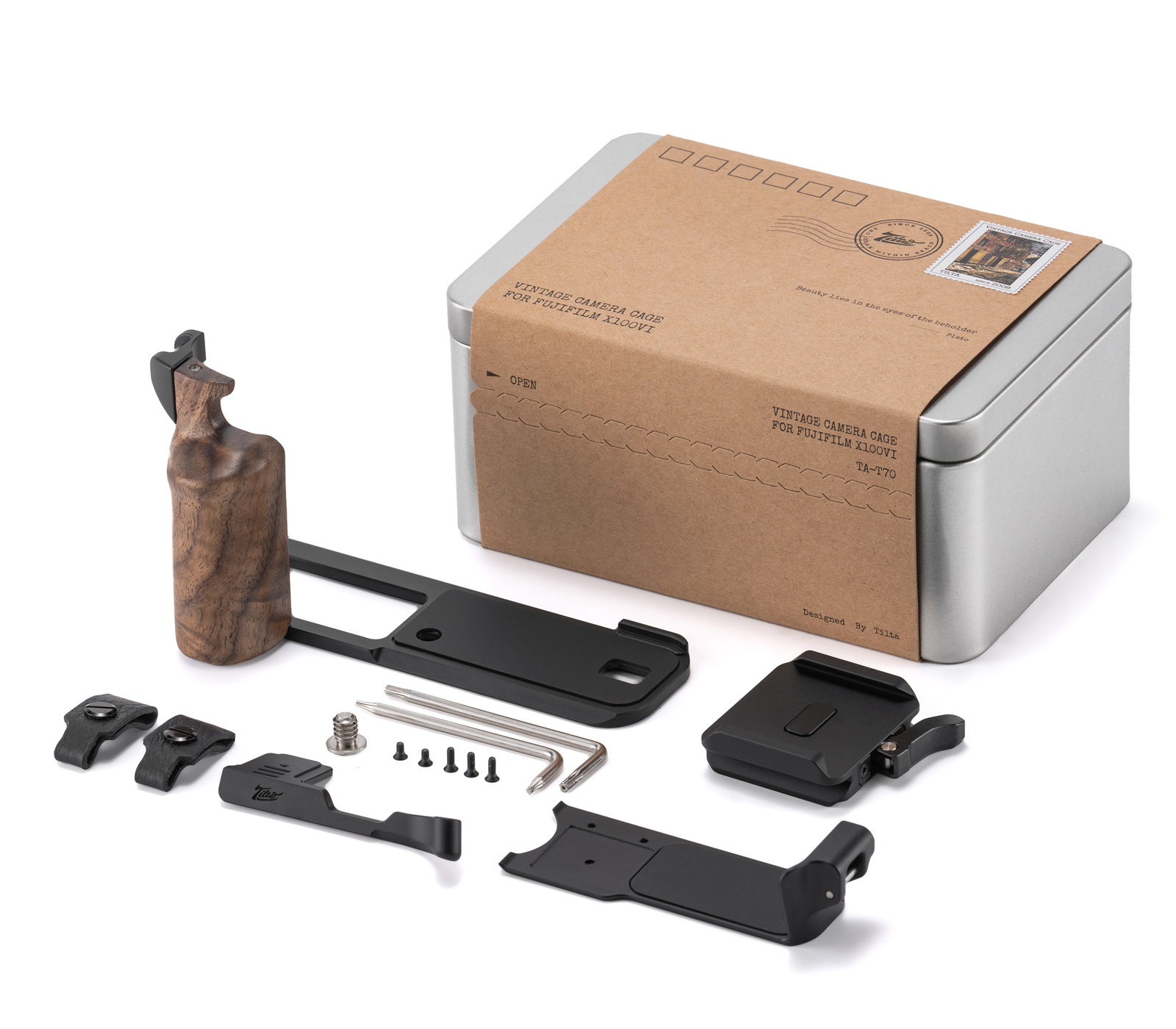 Комплект Tilta Vintage Camera Cage для Fujifilm X100VI Travel Kit, черный