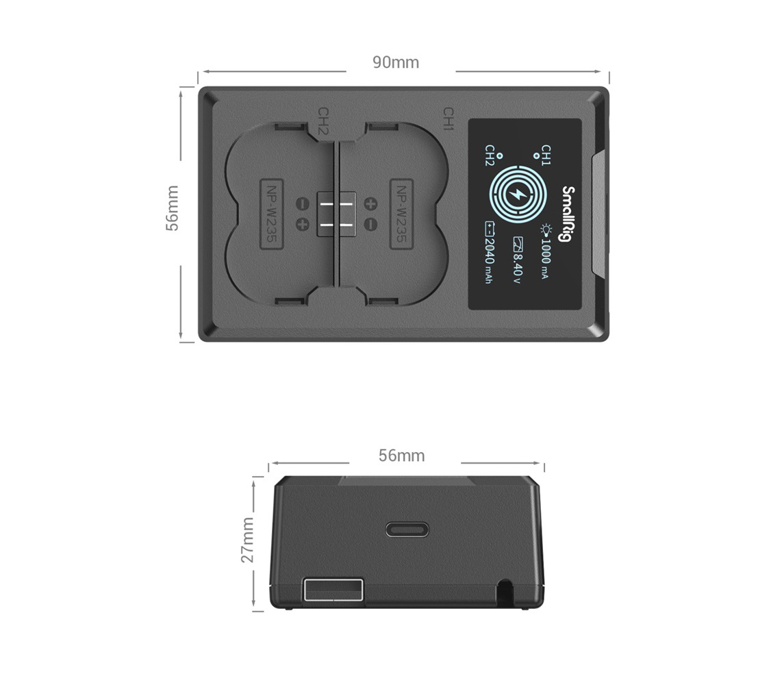 Зарядное устройство SmallRig 4085 для аккумуляторов Fujifilm NP-W235
