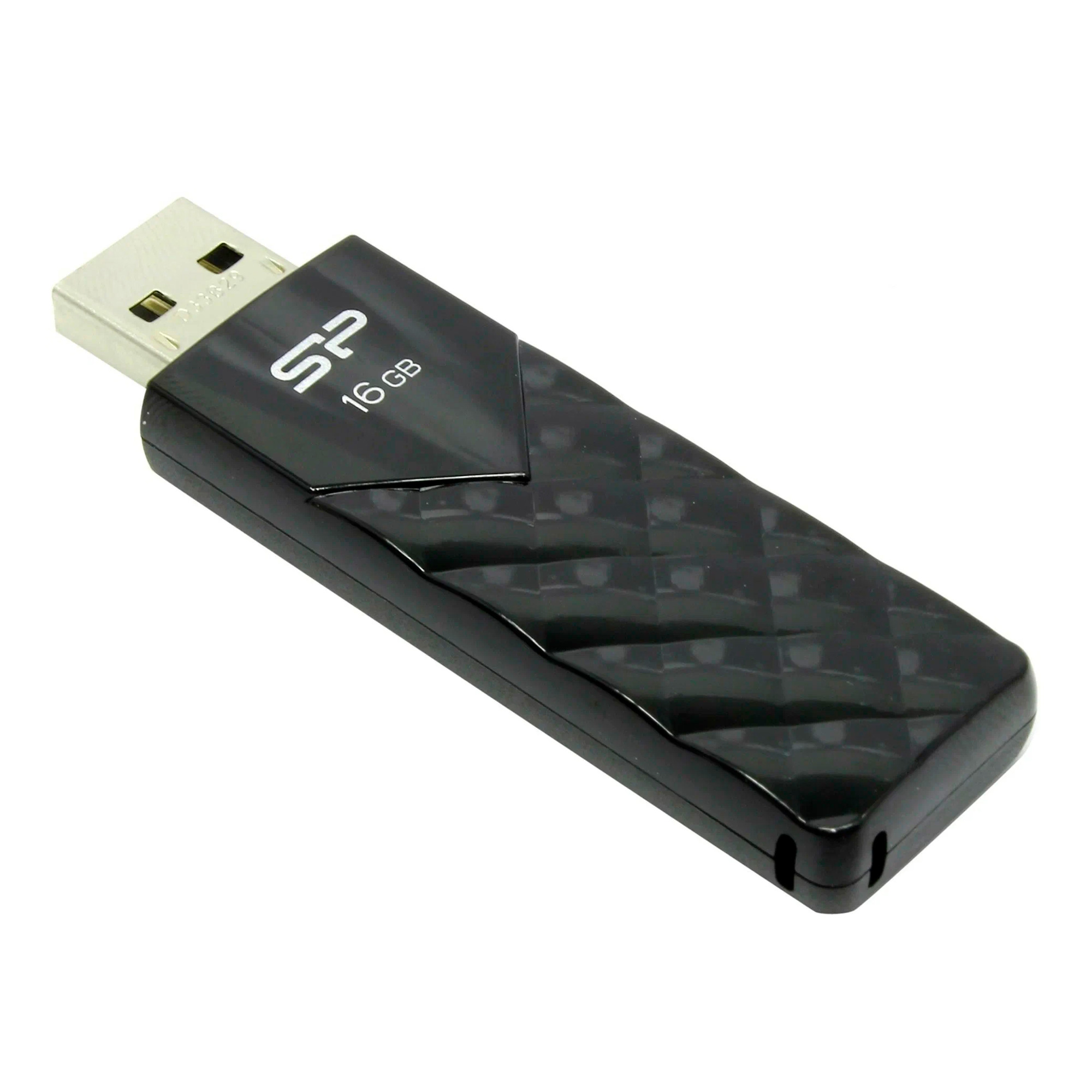 Накопитель Silicon Power USB2 Flash 16GB Ultima U03 черный