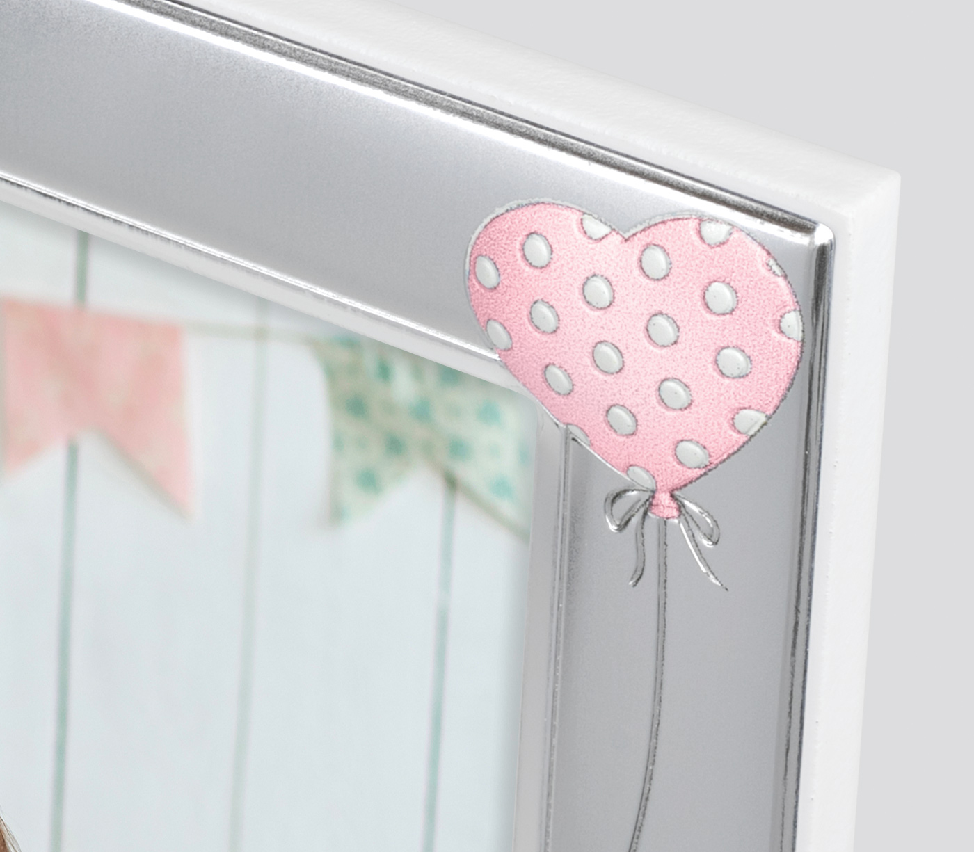 Фоторамка ZEP B17346P IVAN PINK, 10x15 см, металл, серебристая