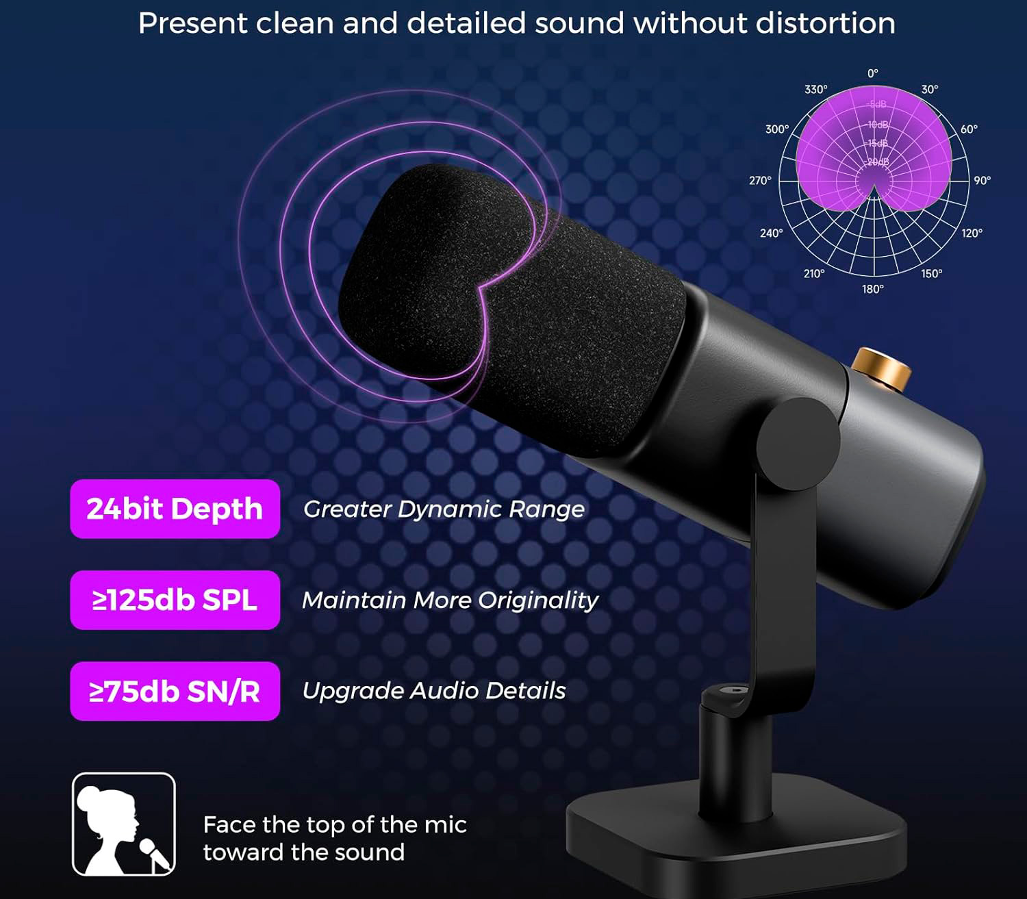 Микрофон Nearity NearStream AM15X, настольный, USB-C / XLR