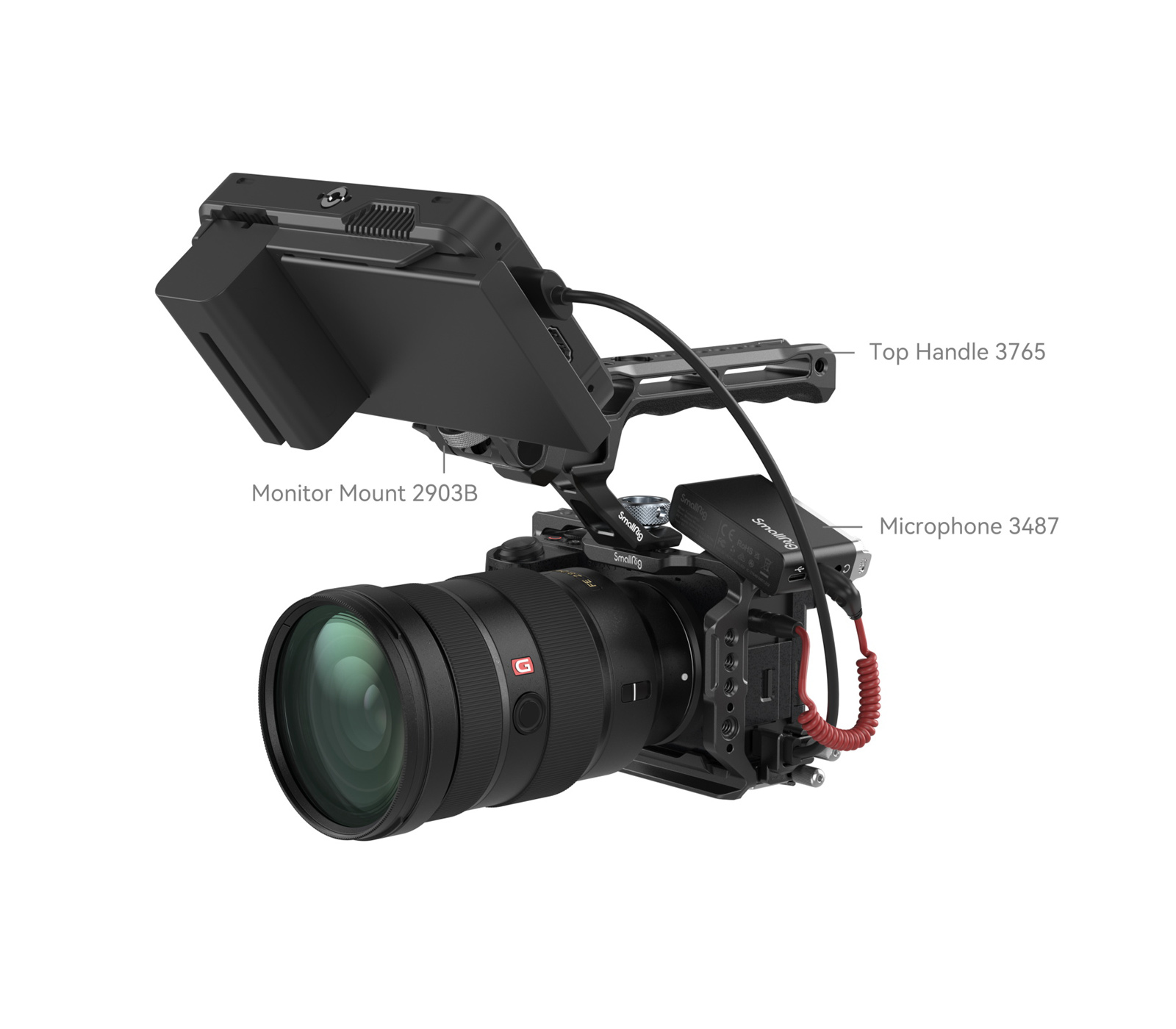 Комплект SmallRig 4336 клетка и и фиксатор кабеля для Sony A6700