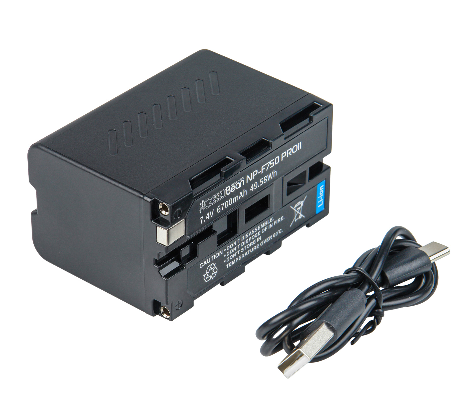 Аккумулятор GreenBean NP-F750 PROII, 6700 мАч