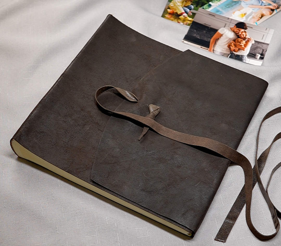 Фотоальбом Tezoro 30х30 см 100 страниц, «Альбино», темно-коричневый