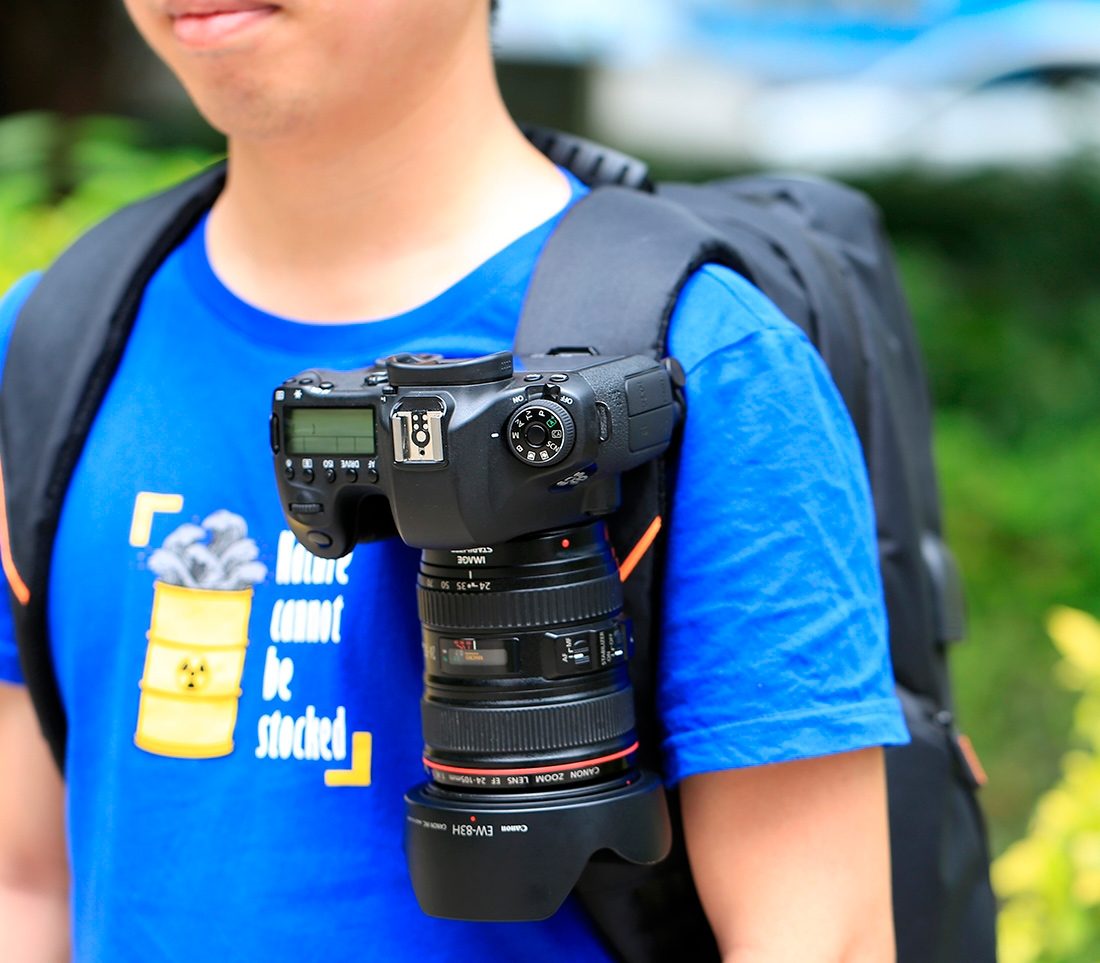 Крепление для камеры Puluz PU231R Capture Camera Clip, на ремень или лямку рюкзака