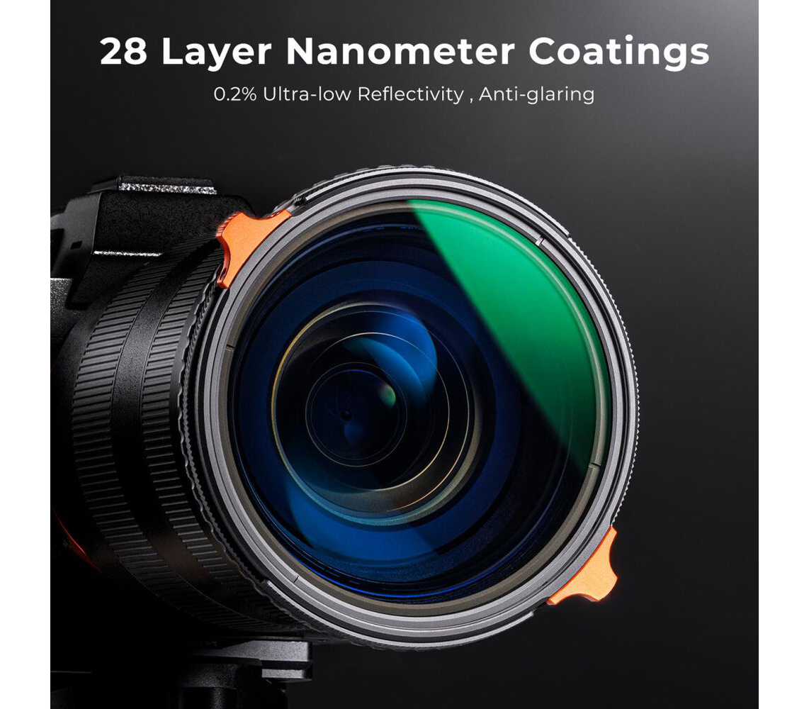 Светофильтр K&F Concept Nano-X ND4-ND64 / CPL, 77 мм