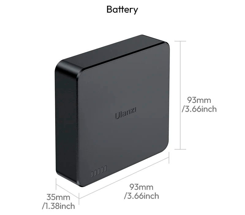 Осветитель Ulanzi EC65 Cube Light Set, 2500-6500К, 65 Вт, с аксессуарами