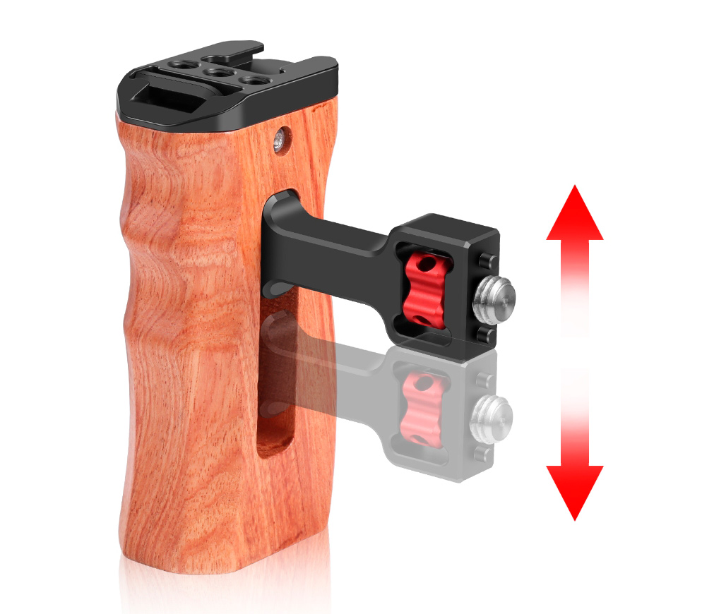 Ручка боковая Puluz PU3078B, деревянная, винт Arri 3/8"