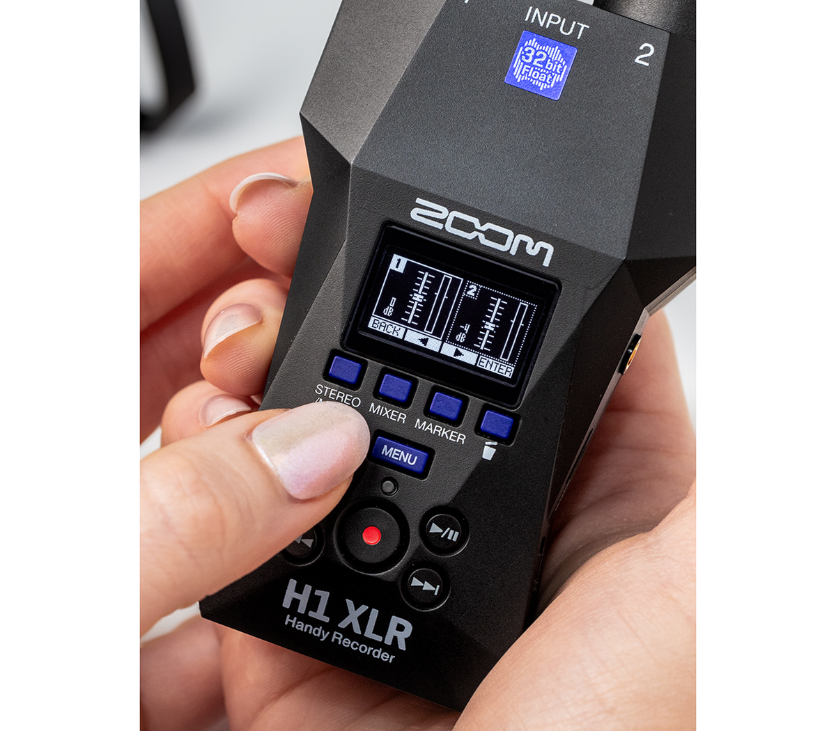 Портативный рекордер Zoom H1 XLR, 32 bit Float