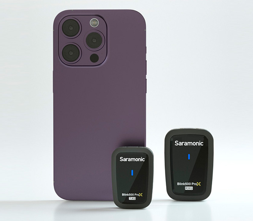 Беспроводная система Saramonic Blink500 ProX Q20, TX+TX+RX, 2.4 ГГц, 3.5 мм TRS / TRRS