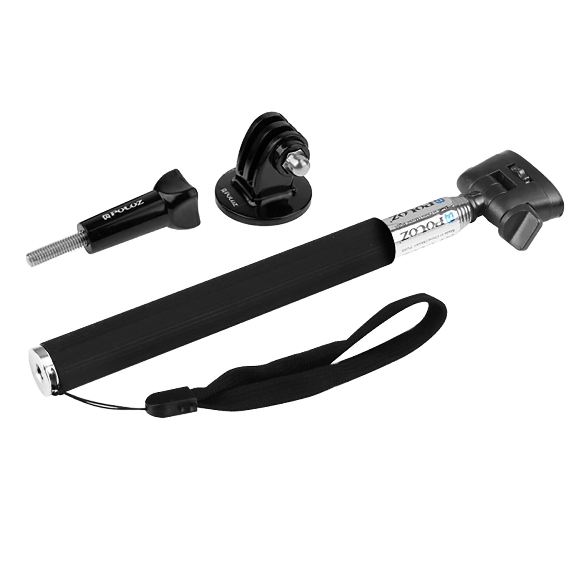 Селфи-стик Puluz PU55 Extendable Selfie Stick for Action Cameras, для экшн-камер, длина 22-80 см