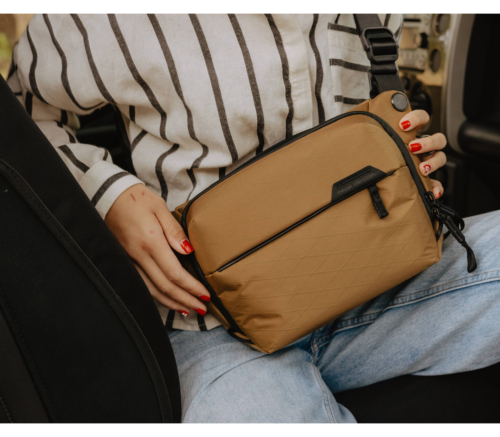 Сумка Peak Design The Everyday Sling 3L, цвет Coyote, коричневый