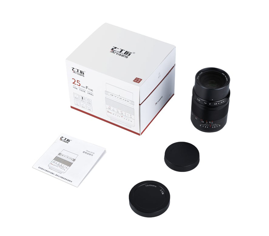 Объектив 7Artisans 25mm f/0.95 Micro 4/3
