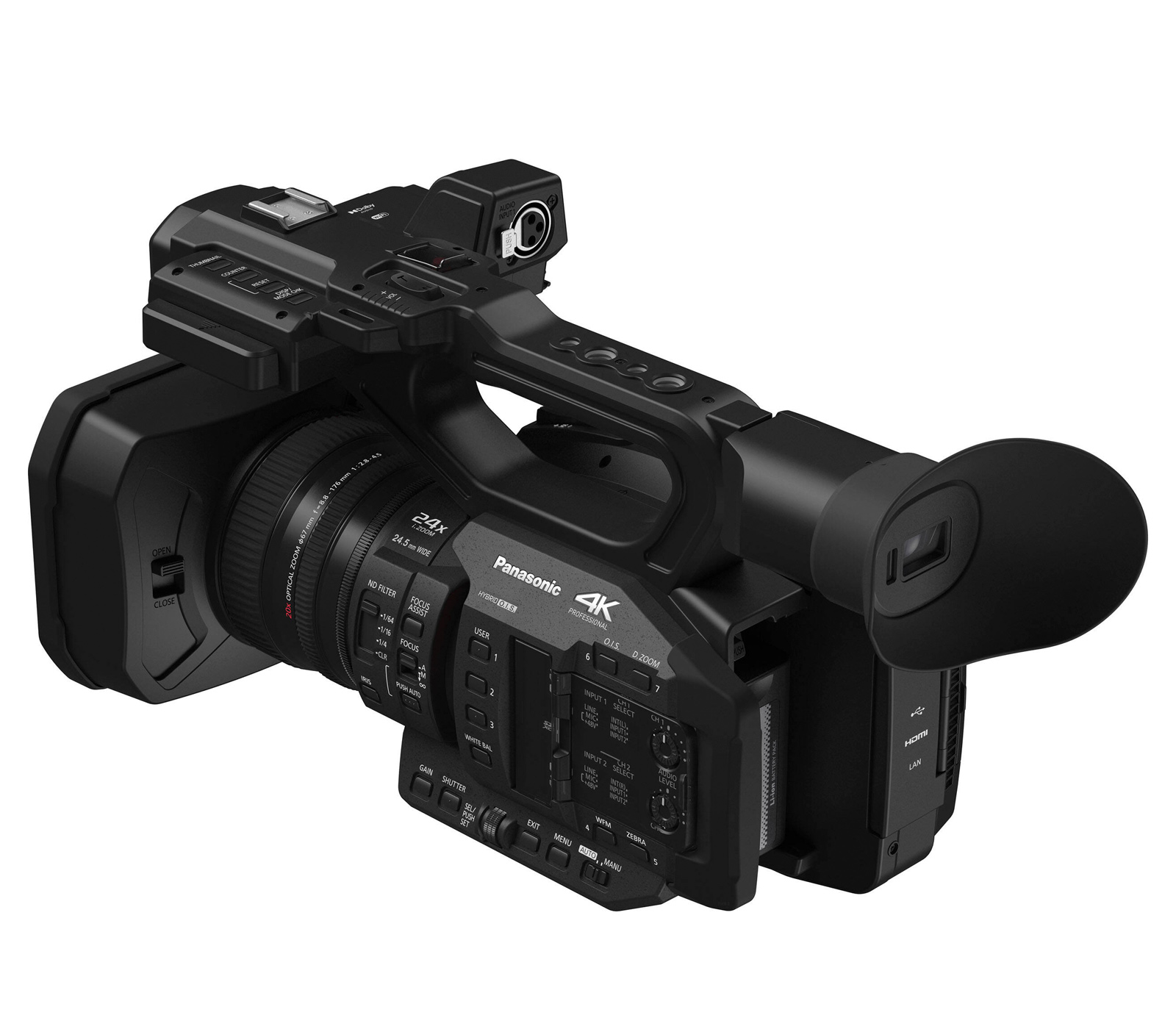 Видеокамера Panasonic AG-X20 ED (англ. меню)