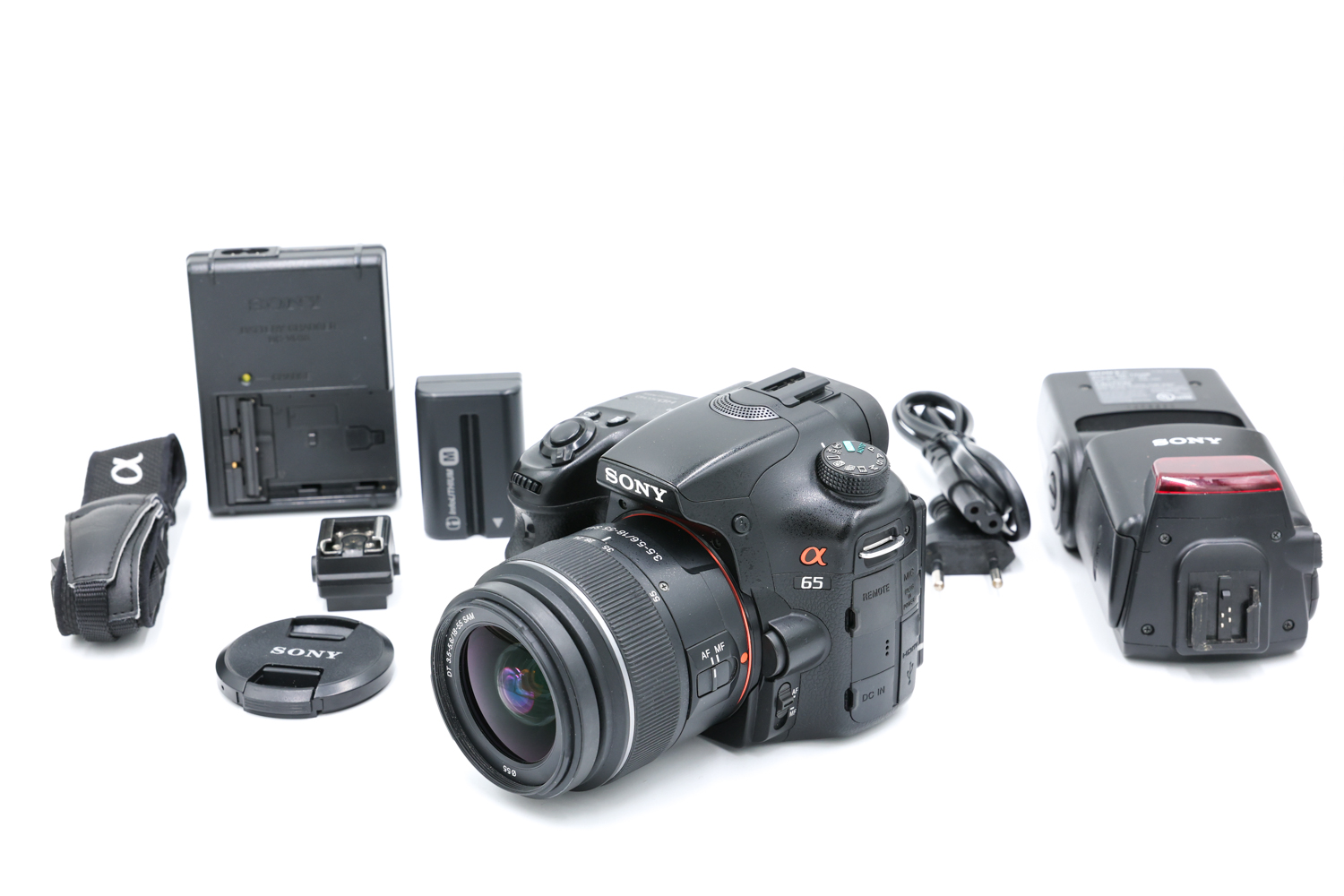 Зеркальный фотоаппарат Sony Alpha 65 Kit A 18-55mm SAM (состояние 5-) (б/у)