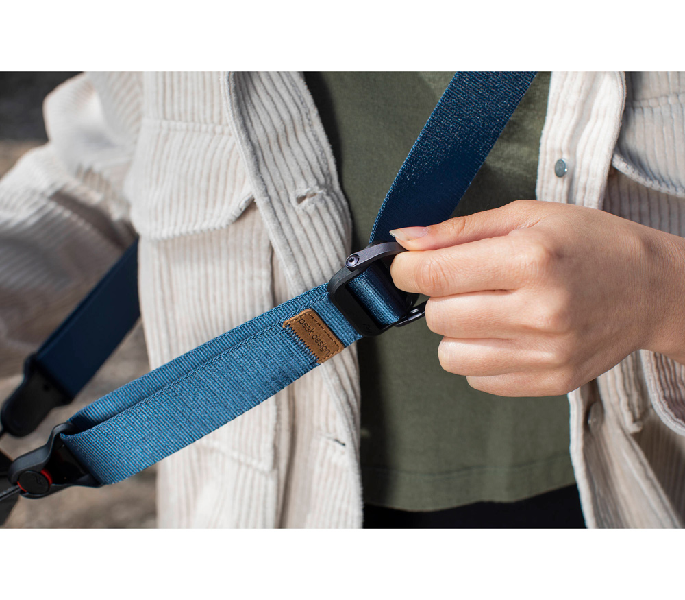 Ремень Peak Design Camera Strap Slide Lite, темно-синий (Midnight) (уцененный)