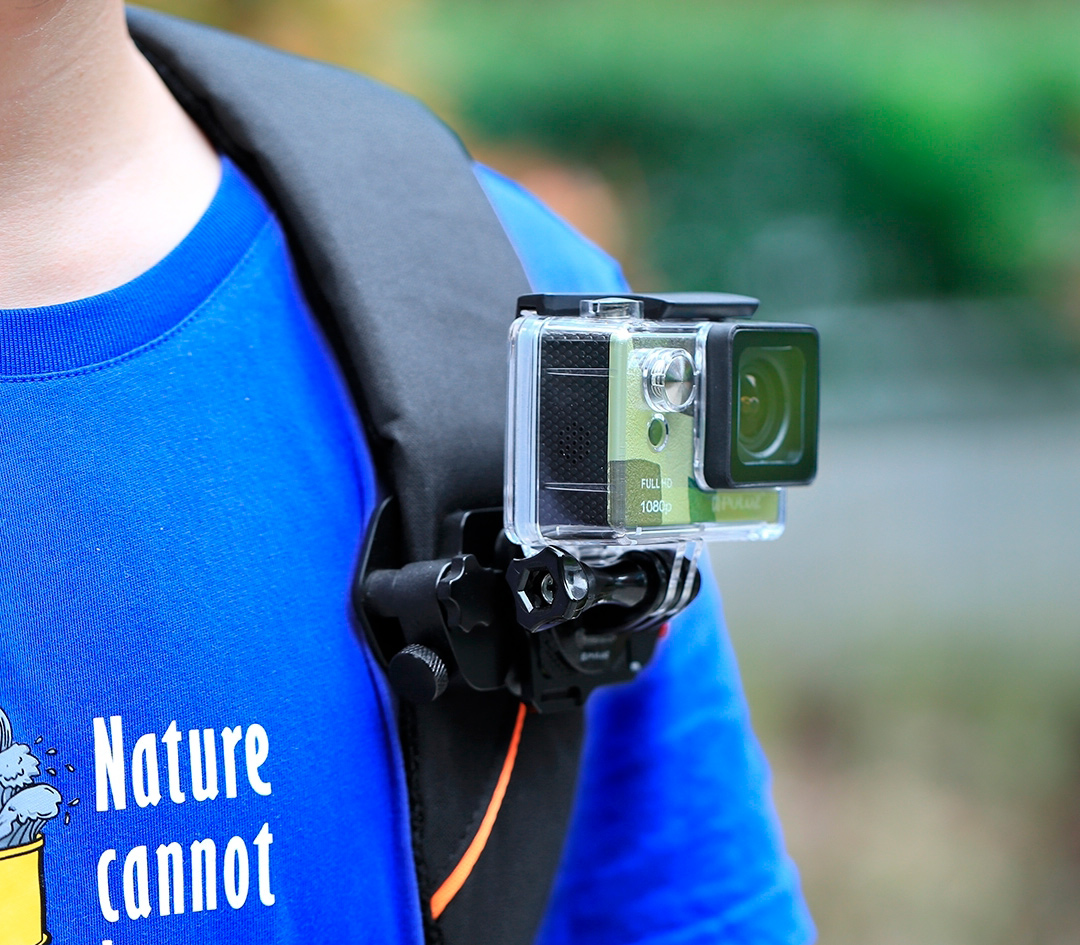 Крепление для камеры Puluz PU231R Capture Camera Clip, на ремень или лямку рюкзака