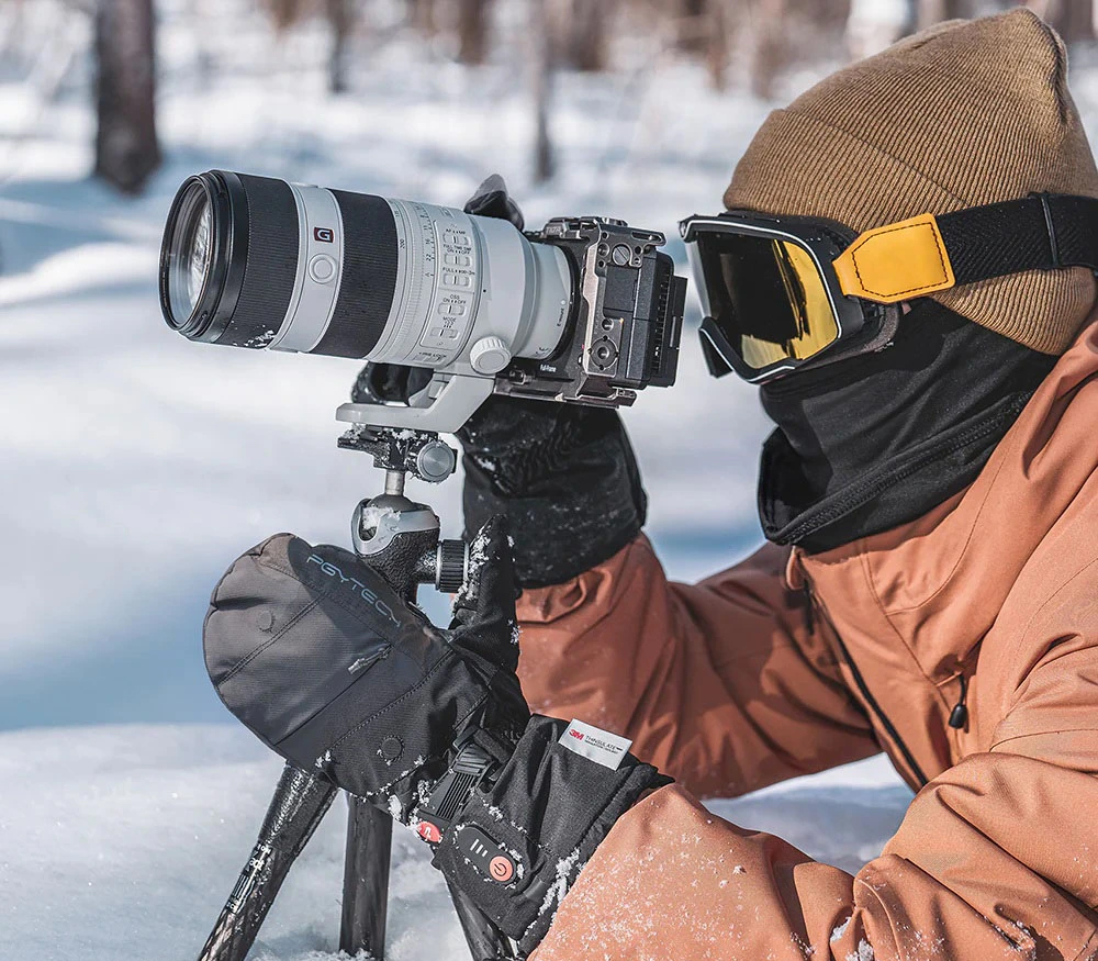 Перчатки фотографа PGYTECH Photography Gloves Master,с подогревом, размер L (уцененный)