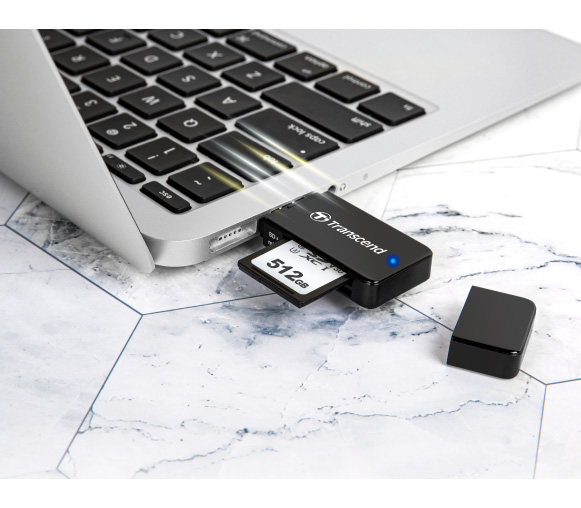 Карт-ридер Transcend RDF5 USB3.1 Gen 1, черный (TS-RDF5K)