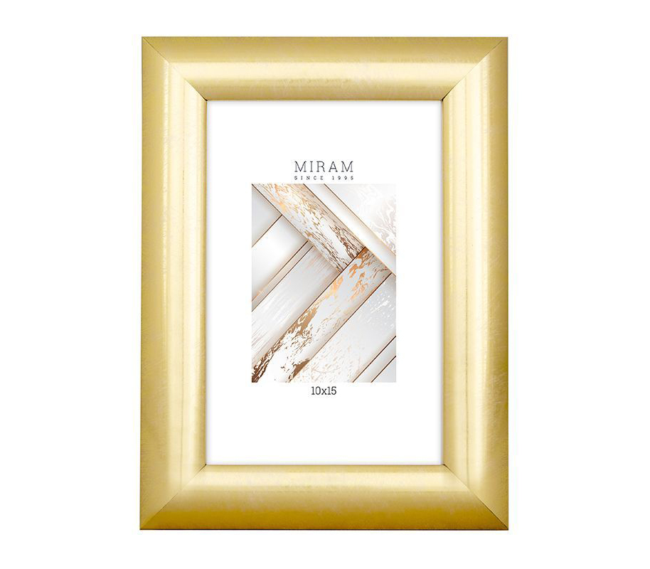Фоторамка Мирам 10х15 см золотая (647211-4)