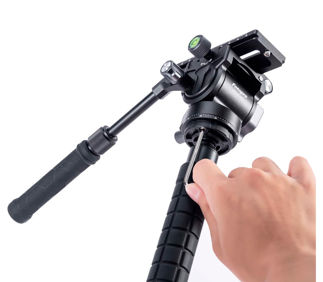 Штативная голова Fotopro MH-6A Pro, жидкостная, для видео, до 5 кг