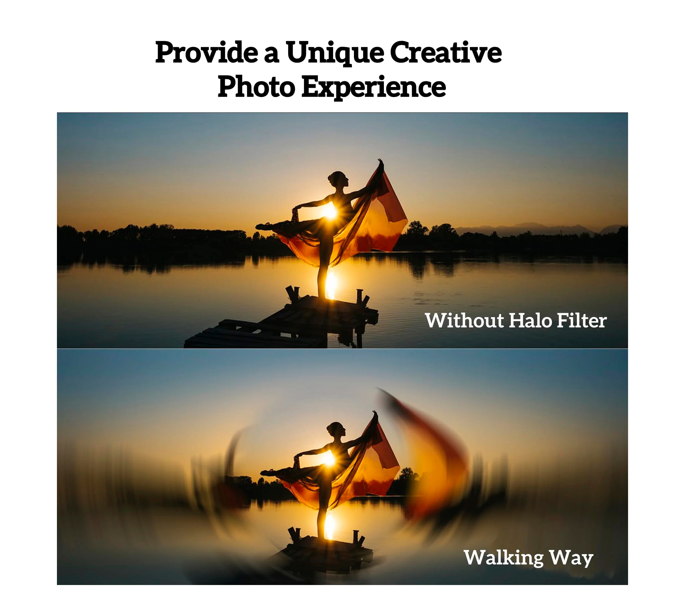 Светофильтр-призма Walking Way Halo Prism 72mm