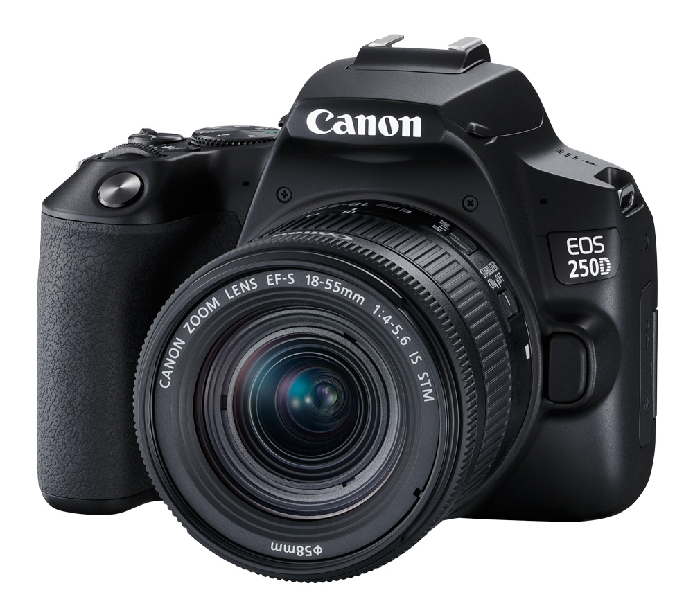 Зеркальный фотоаппарат Canon EOS 250D Kit 18-55mm IS STM черный
