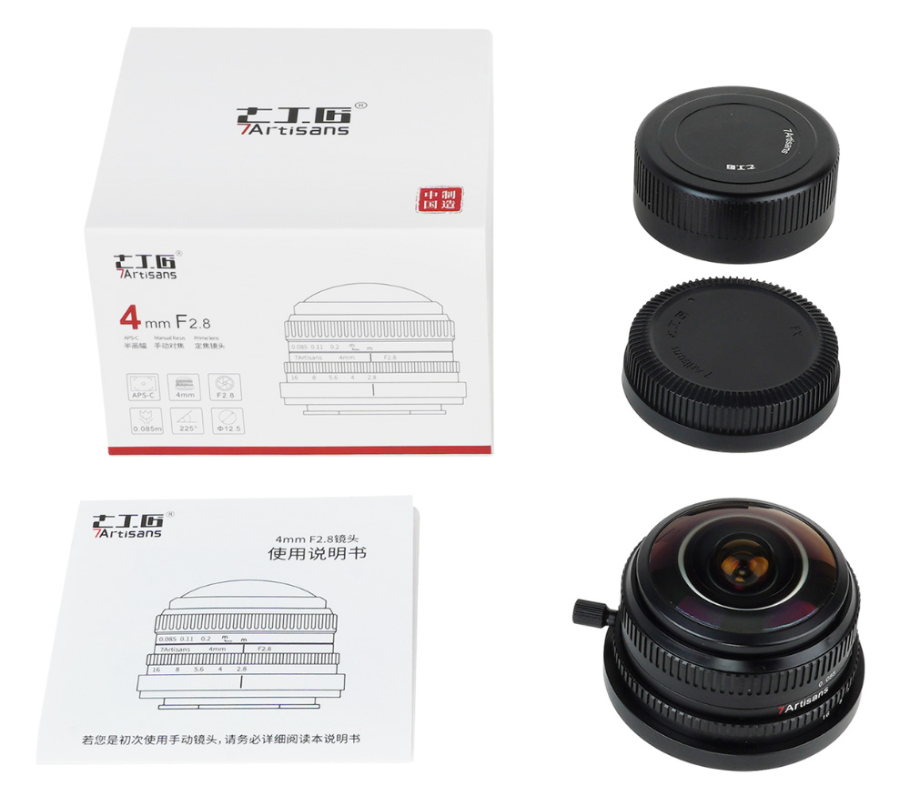 Объектив 7Artisans 4mm f/2.8 Micro 4/3