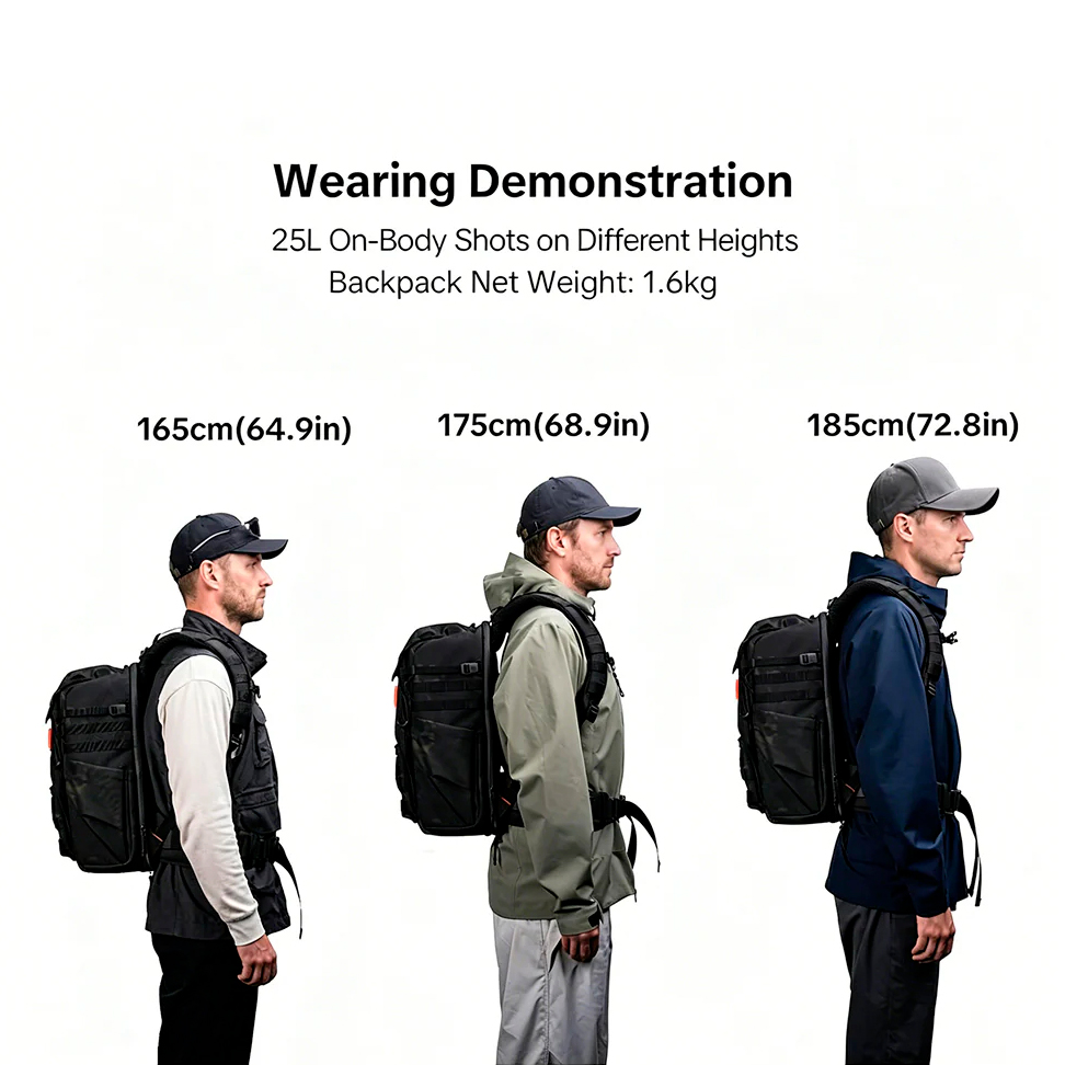 Рюкзак PGYTECH OneMo Tactical Backpack 25L, цвет: Coyote Brown