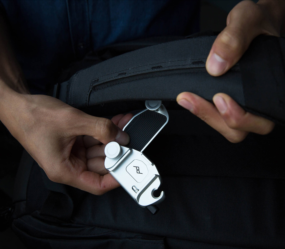 Крепление для камеры Peak Design Capture V3, без площадки, серебристое