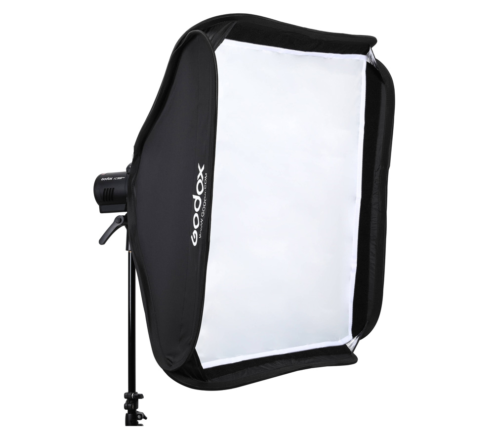 Софтбокс Godox SGGV8080, 80х80 см, с сотами и адаптером для вспышки