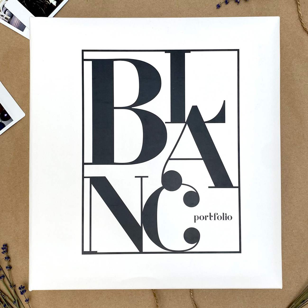 Фотоальбом Полином магнитный, 50 листов 23х28 см  - «Portfolio», белый