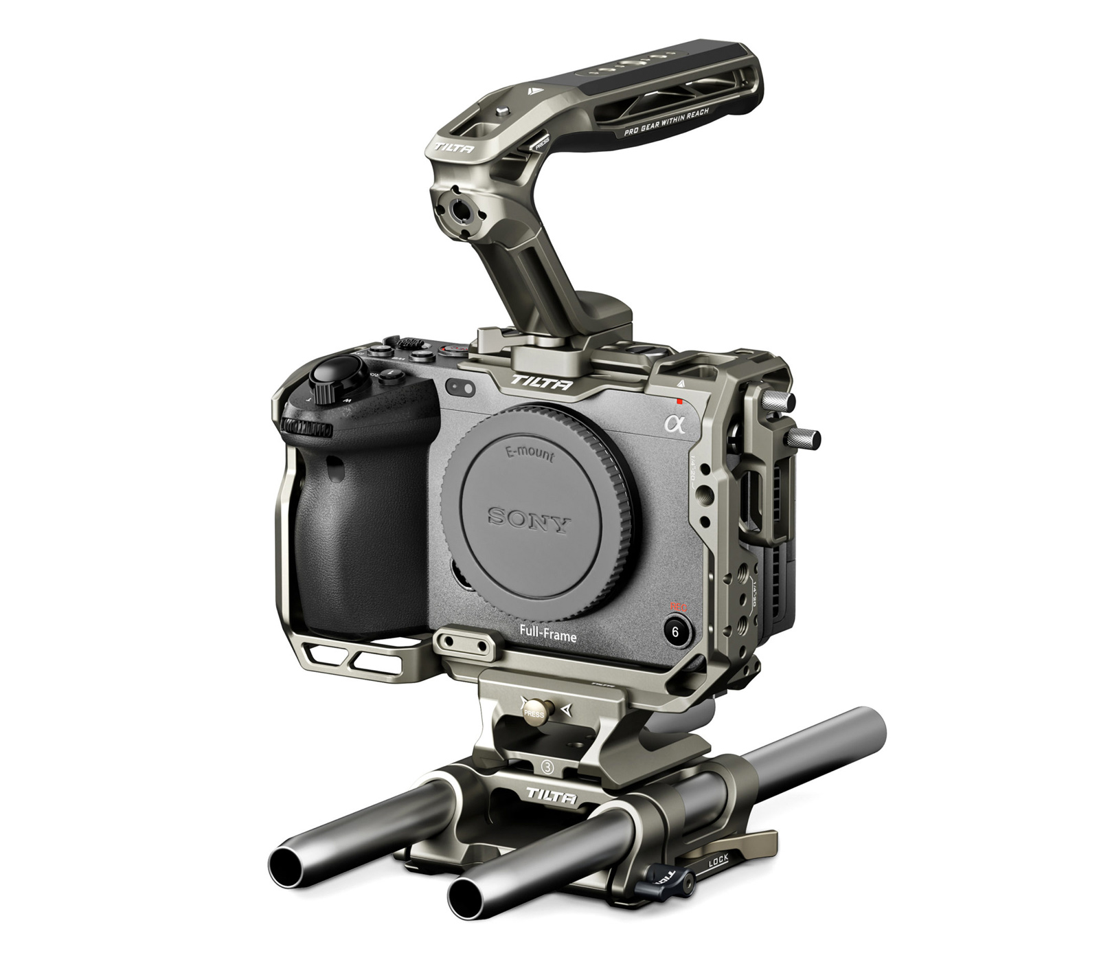 Клетка Tilta Camera Cage V2 Basic Kit для Sony FX3 / FX30, титаново-серая