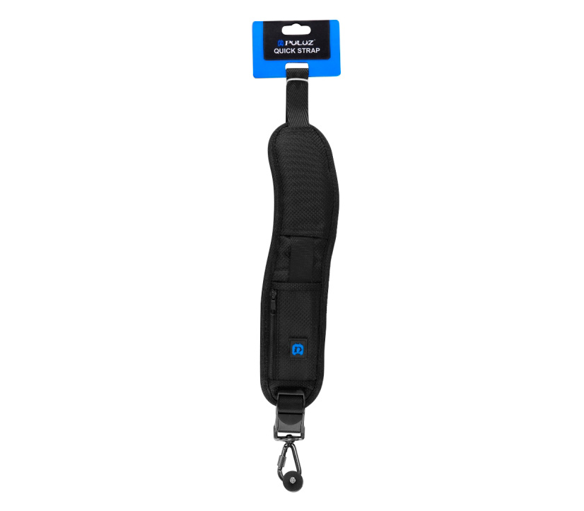 Наплечный ремень Puluz PU6001 Nylon Camera Strap, черный (уцененный)