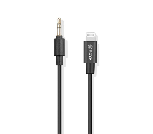 Микрофон Boya BY-M2, петличный, всенаправленный, для Apple iPhone