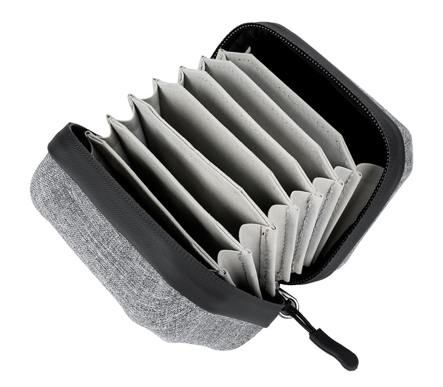 Чехол для светофильтров JJC FP-S10, 10 фильтров до 67 мм, серый