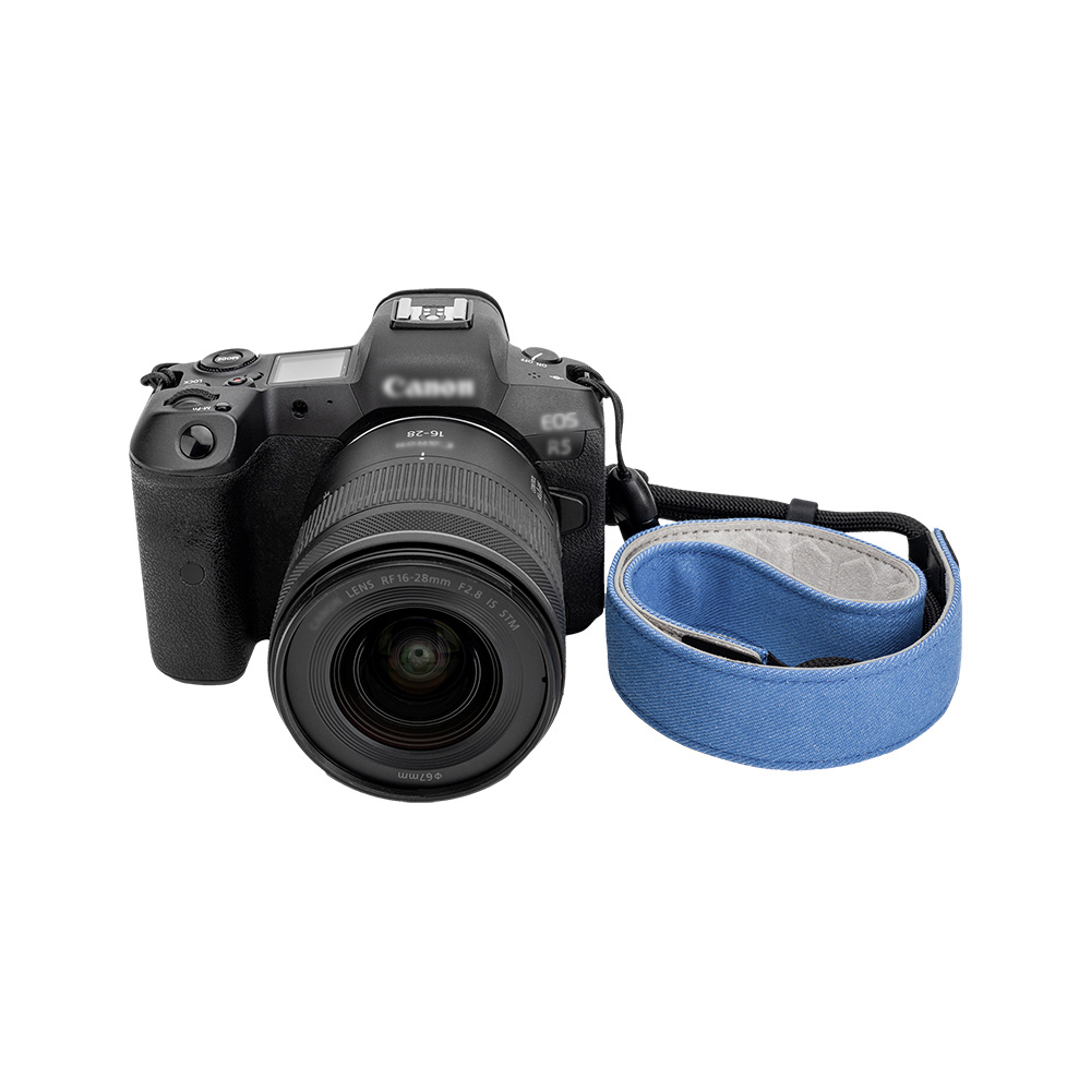 Ремень нашейный JJC FS-DMS, 120 см, деним, голубой