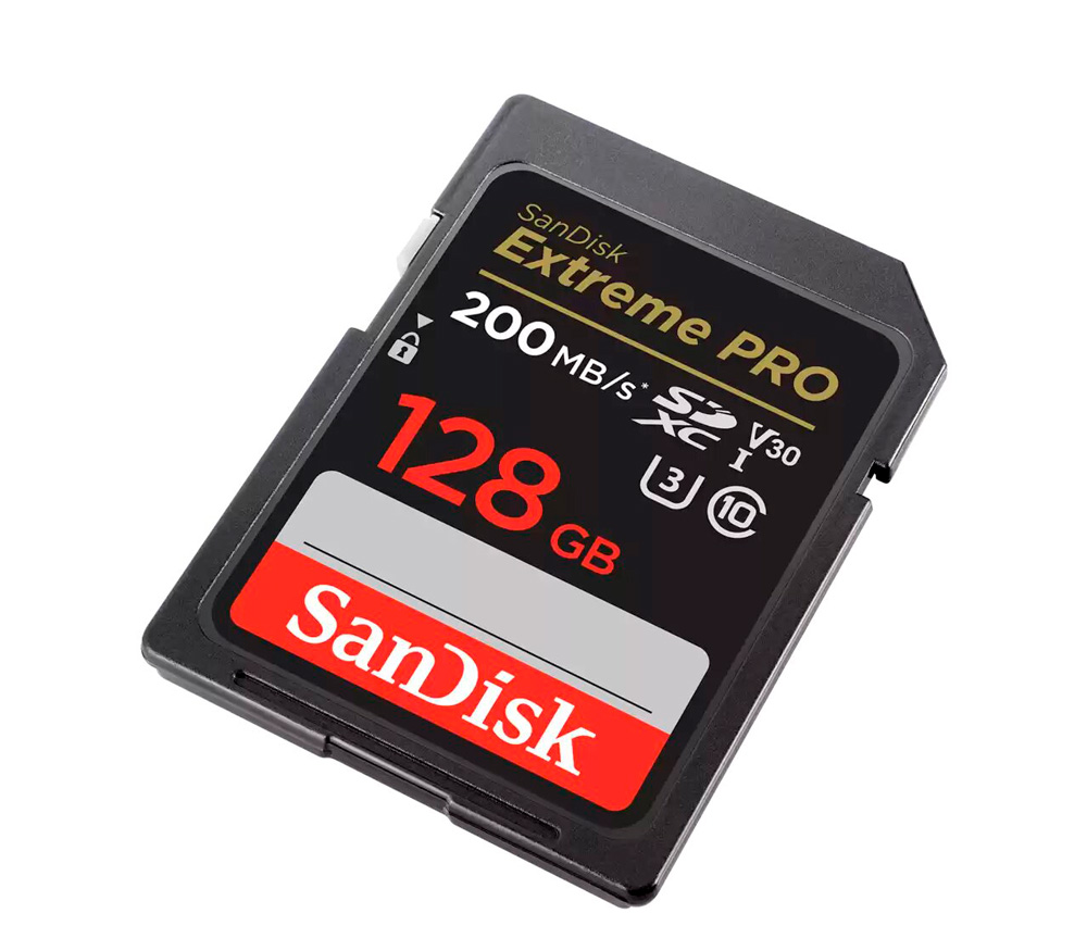 Карта памяти SanDisk SDXC 128GB Extreme Pro UHS-I V30 U3 R200/W90MB/s