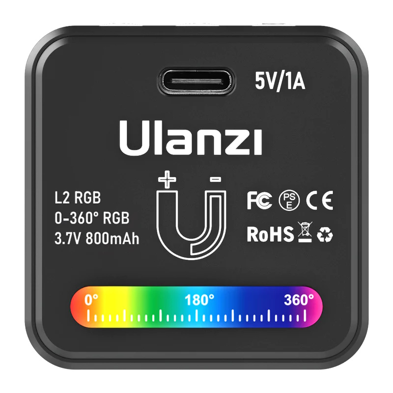 Осветитель Ulanzi L2 COB RGB, 3.5 Вт, светодиодный